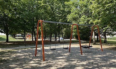 Spielplatz im Grünen auf dem Sonnenstein