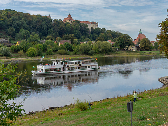 Spaß auf der Elbe in Pirna