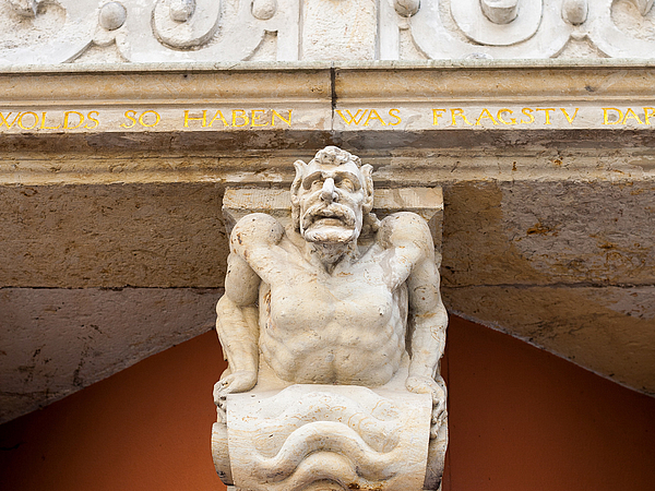 Detail der Teufelserker in Pirna Detail der Teufelserker in Pirna