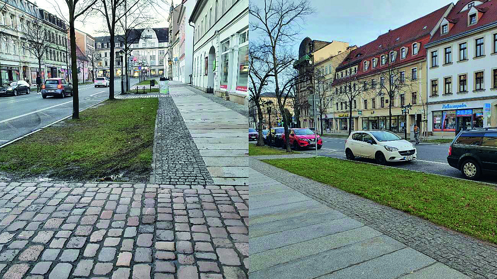 obere Breite Straße VOR Projektumsetzung obere Breite Straße VOR Projektumsetzung der Stadtgärten