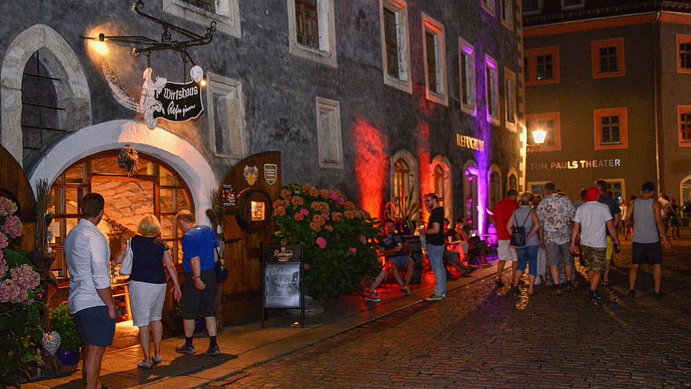 Eingang zum Wirtshaus Refugium Von Hof zu Hof