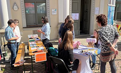 Interessennetzwerk Klöppeln und Buchbinderei Bibliothek Děčín