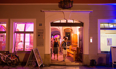 Prächtige Eingänge Eingang am Promnitz-Haus