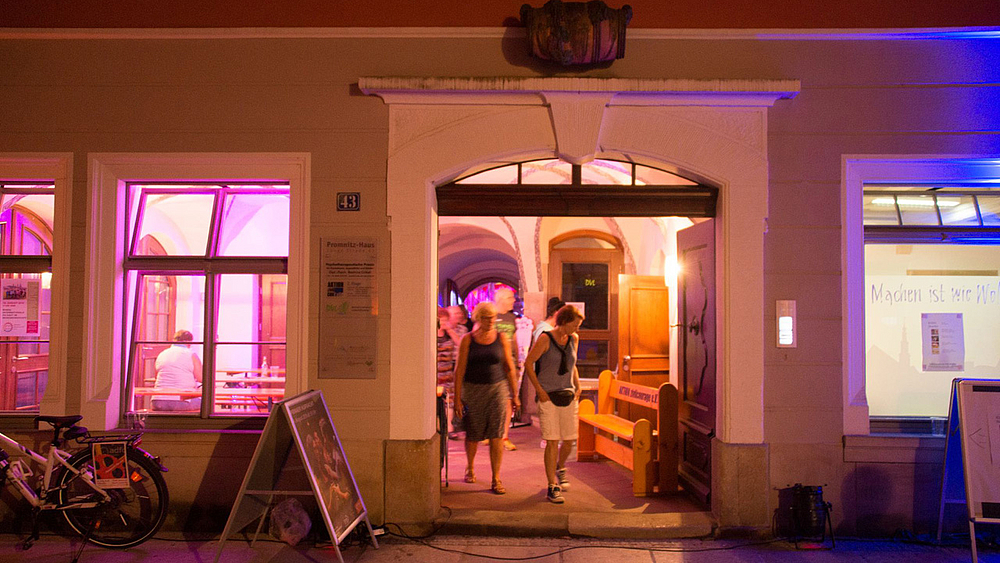 Prächtige Eingänge Eingang am Promnitz-Haus