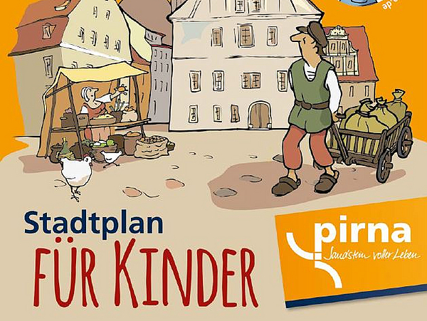 Stadtplan für Kinder in Pirna Pirnaer Kinderstadtplan