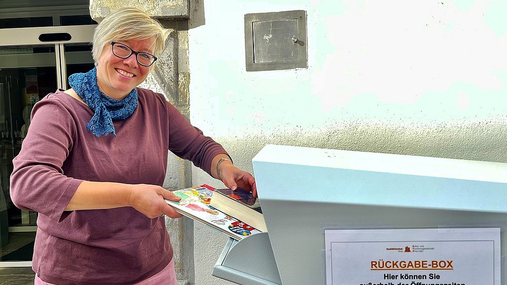 Rückgabe-Box StadtBibliothek Pirna