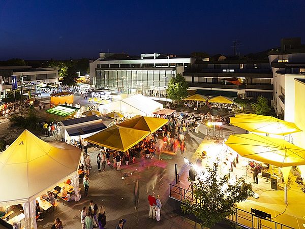 Marktplatzfest in Pirnas Partnerstadt Baienfurt