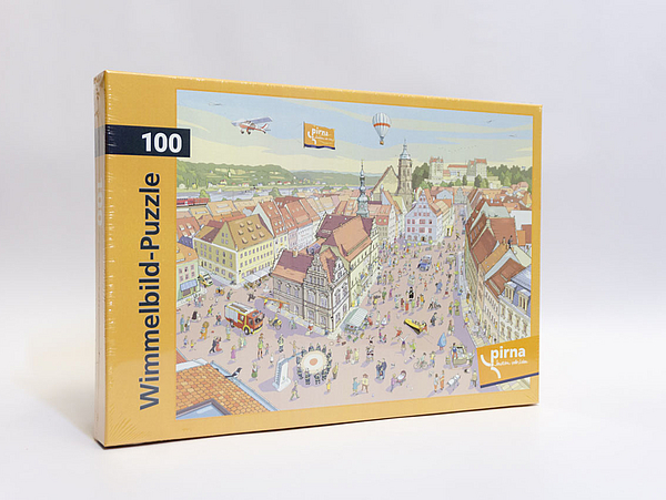 Pirna Wimmelbild Puzzle 100 Teile