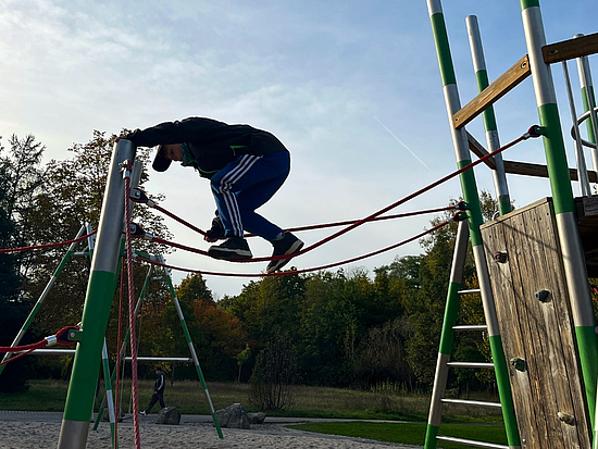 Kletterseile Spielplatz in Pirna Copitz