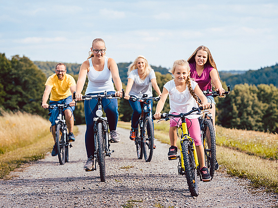 Radtour in der Sächsischen Schweiz Radtour mit der ganzen Familie