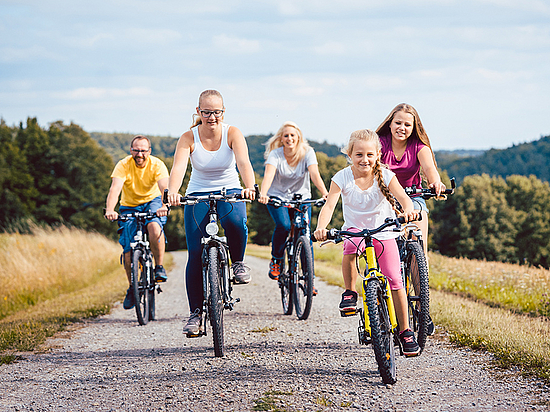 Radtour in der Sächsischen Schweiz Radtour mit der ganzen Familie