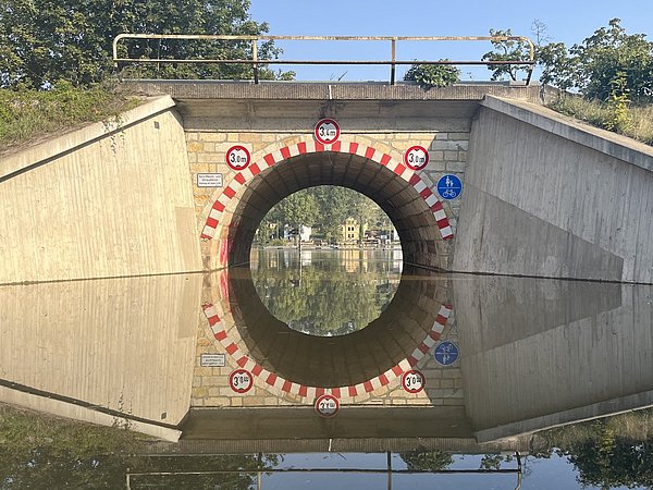 Hochwasser am Elbufer in Pirna