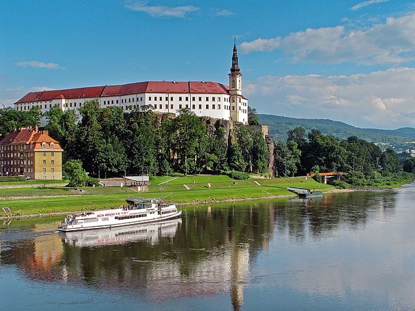 Pirnas Partnerstadt Decin in Tschechien
