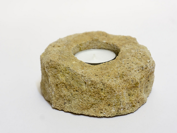 Sandstein Romantik-Teelicht