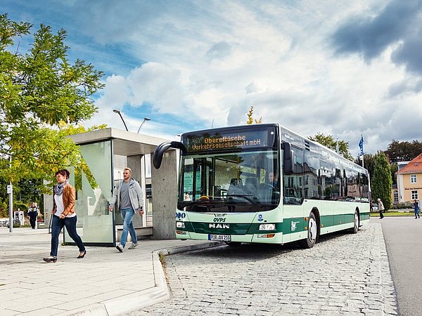 Bus am ZOB Pirna