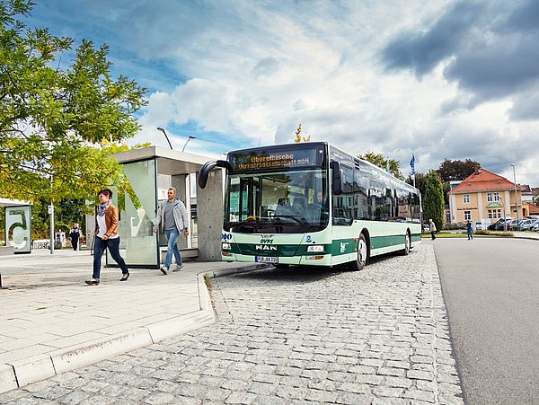 Bus am ZOB Pirna